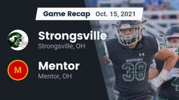 Recap: Strongsville  vs. Mentor  2021