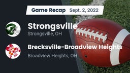 Recap: Strongsville  vs. Brecksville-Broadview Heights  2022