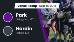 Recap: Park  vs. Hardin  2016