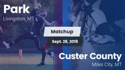 Matchup: Park  vs. Custer County  2017