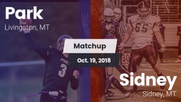 Matchup: Park  vs. Sidney  2018