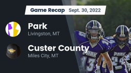 Recap: Park  vs. Custer County  2022