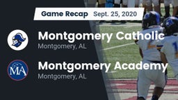 Recap: Montgomery Catholic  vs. Montgomery Academy  2020