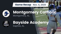 Recap: Montgomery Catholic  vs. Bayside Academy  2020
