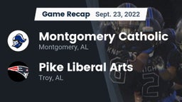 Recap: Montgomery Catholic  vs. Pike Liberal Arts  2022