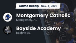 Recap: Montgomery Catholic  vs. Bayside Academy  2022