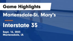 Martensdale-St. Mary's  vs Interstate 35 Game Highlights - Sept. 16, 2023