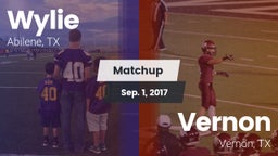Matchup: Wylie  vs. Vernon  2017