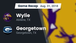 Recap: Wylie  vs. Georgetown  2018