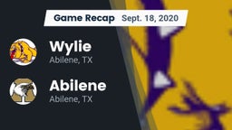 Recap: Wylie  vs. Abilene  2020