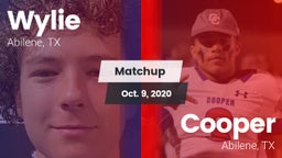 Matchup: Wylie  vs. Cooper  2020