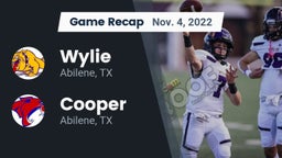 Recap: Wylie  vs. Cooper  2022