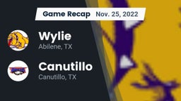 Recap: Wylie  vs. Canutillo  2022