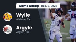 Recap: Wylie  vs. Argyle  2022