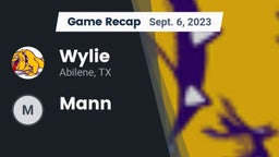 Recap: Wylie  vs. Mann 2023