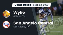 Recap: Wylie  vs. San Angelo Central  2023