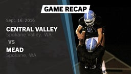Recap: Central Valley  vs. Mead  2016