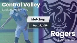 Matchup: Central Valley vs. Rogers  2016