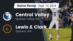 Recap: Central Valley  vs. Lewis & Clark  2018
