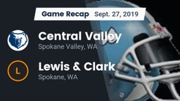 Recap: Central Valley  vs. Lewis & Clark  2019