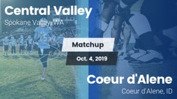 Matchup: Central Valley vs. Coeur d'Alene  2019