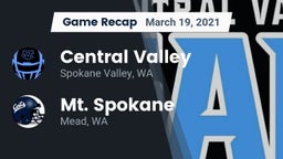 Recap: Central Valley  vs. Mt. Spokane 2021