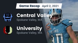 Recap: Central Valley  vs. University  2021