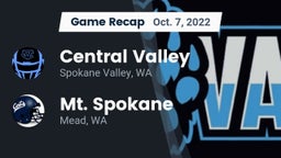Recap: Central Valley  vs. Mt. Spokane 2022