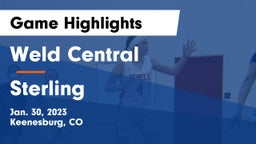 Weld Central  vs Sterling  Game Highlights - Jan. 30, 2023