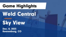 Weld Central  vs Sky View  Game Highlights - Dec. 8, 2023