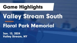Valley Stream South  vs Floral Park Memorial  Game Highlights - Jan. 13, 2024