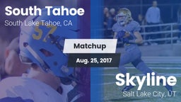 Matchup: South Tahoe High vs. Skyline  2017