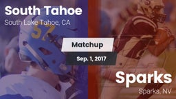 Matchup: South Tahoe High vs. Sparks  2017