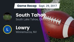 Recap: South Tahoe  vs. Lowry  2017