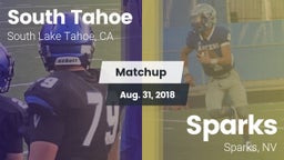 Matchup: South Tahoe High vs. Sparks  2018