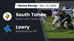 Recap: South Tahoe  vs. Lowry  2023