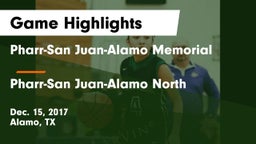Pharr-San Juan-Alamo Memorial  vs Pharr-San Juan-Alamo North  Game Highlights - Dec. 15, 2017