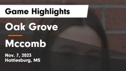 Oak Grove  vs Mccomb Game Highlights - Nov. 7, 2023