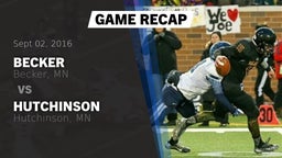 Recap: Becker  vs. Hutchinson  2016