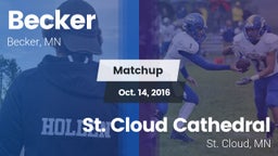 Matchup: Becker  vs. St. Cloud Cathedral  2016