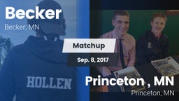 Matchup: Becker  vs. Princeton , MN 2017