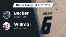 Recap: Becker  vs. Willmar  2017