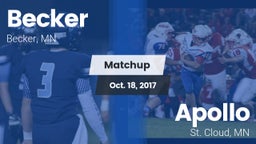 Matchup: Becker  vs. Apollo  2017