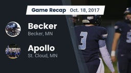 Recap: Becker  vs. Apollo  2017