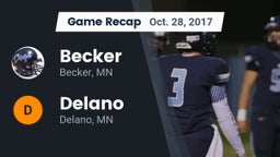 Recap: Becker  vs. Delano  2017