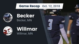 Recap: Becker  vs. Willmar  2018