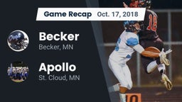 Recap: Becker  vs. Apollo  2018