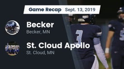 Recap: Becker  vs. St. Cloud Apollo  2019