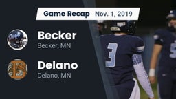 Recap: Becker  vs. Delano  2019