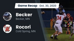 Recap: Becker  vs. Rocori  2020